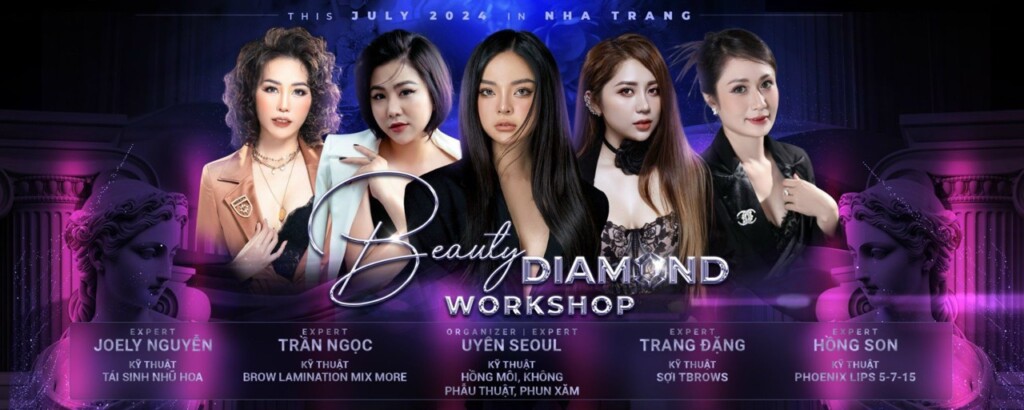 beauty diamond workshop 2024 noi hoi tu nhung ban tay vang trong lang phun xam 1