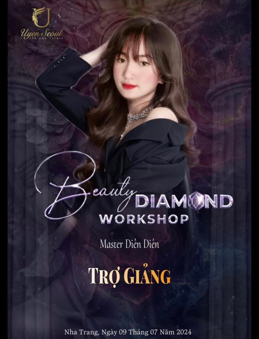 master tran thi thu dien toa sang voi vai tro tro giang tai beauty diamond workshop nha trang 2024 3