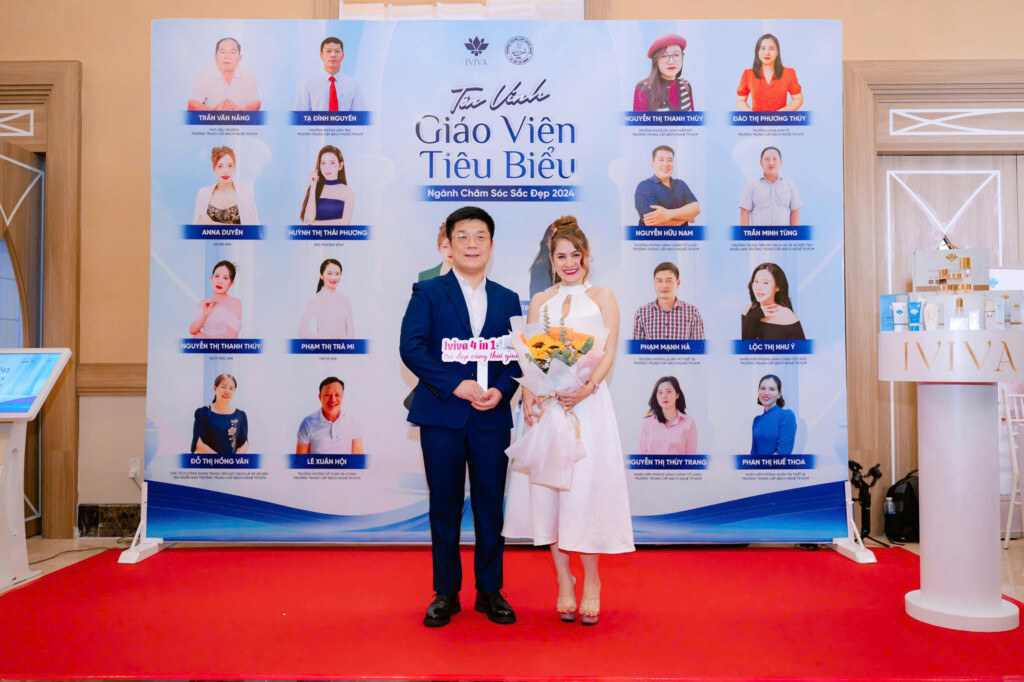 co nguyen huynh thi hong nhu va su menh nang tam nghe lam dep tai su kien ton vinh giao vien tieu bieu nganh cham soc sac dep 2024 1