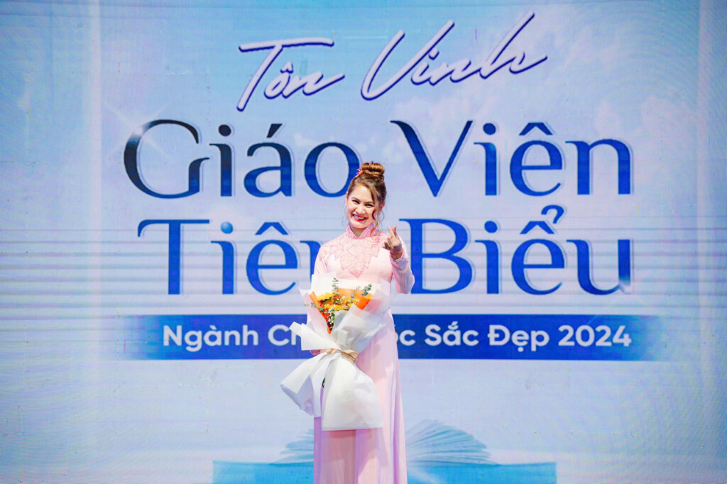 co nguyen huynh thi hong nhu va su menh nang tam nghe lam dep tai su kien ton vinh giao vien tieu bieu nganh cham soc sac dep 2024 3