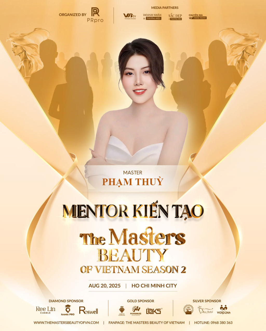 mentor kien tao pham thuy su gop mat dac biet tai the masters beauty of vietnam season 2